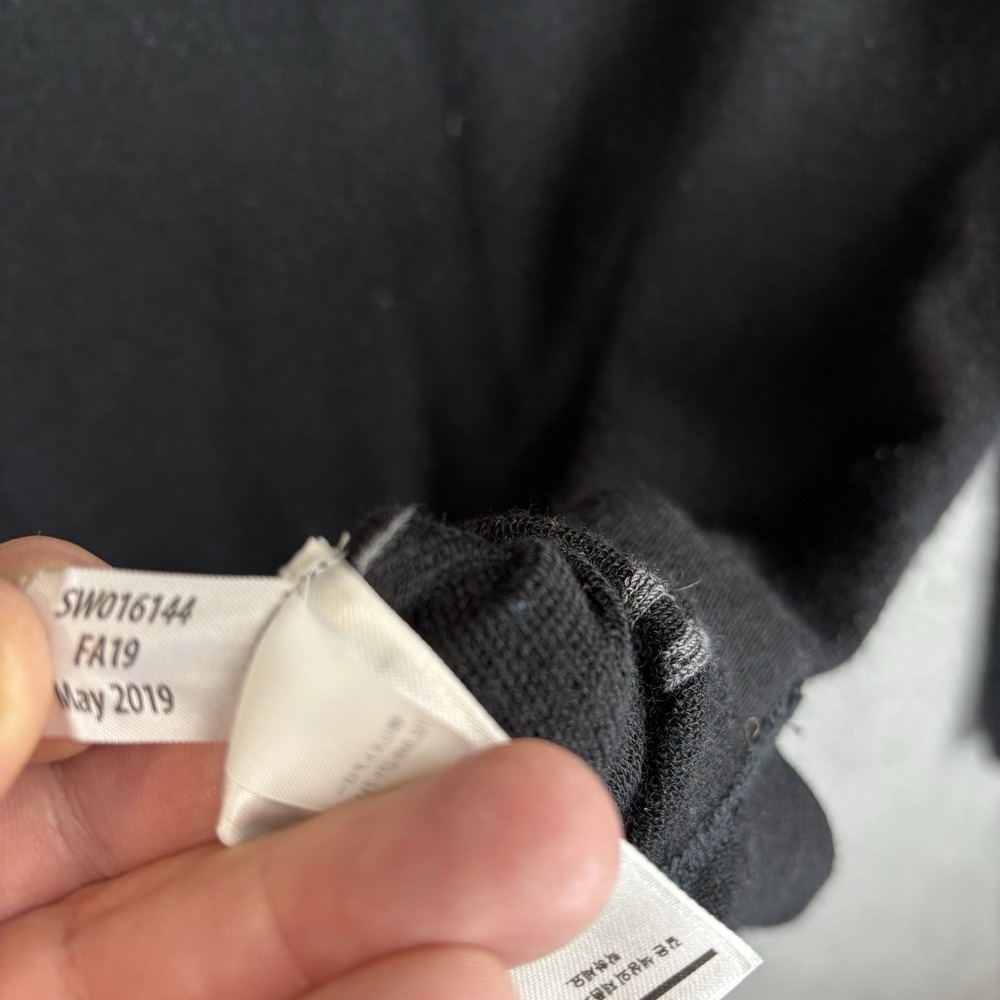 Smartwool Intraknit 250 Shirt Mens Medium Black Merino Wool Pullover 1/4 Zip - Picture 5 of 8
